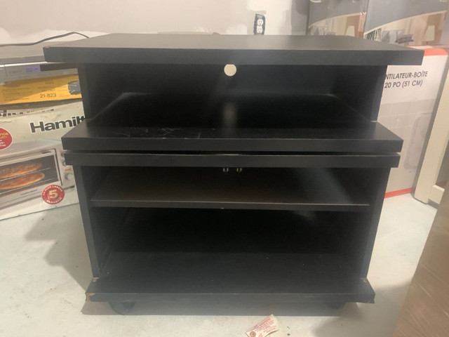 Small black TV stand in TV Tables & Entertainment Units in City of Toronto