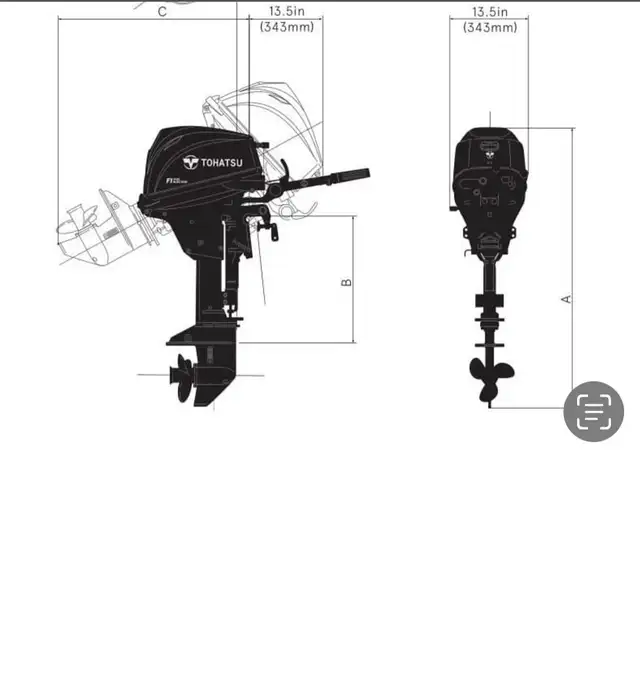 2022 Tohatsu EFI 15 H.P in Powerboats & Motorboats in Markham / York Region - Image 6