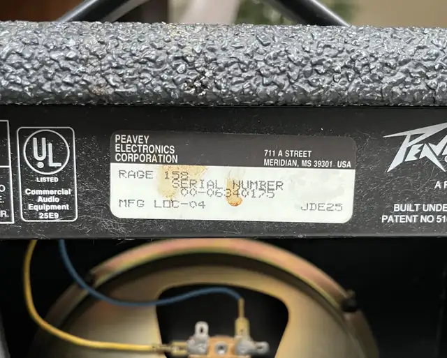 Peavey Rage 158 Amp - Teal Stripe. Made in the U.S.A. in Amps & Pedals in City of Toronto - Image 5