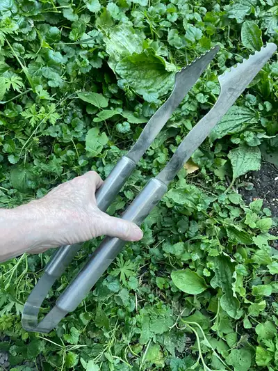 Very Big Barbecue Tongs New Stainless, View more