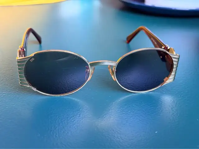 Vintage Fendi FS 241 Oval Sunglasses 18k Gold Plated SEND OFFERS