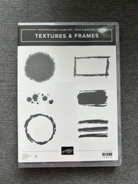 NEW Stampin’ Up! Textures & Frames stamp set