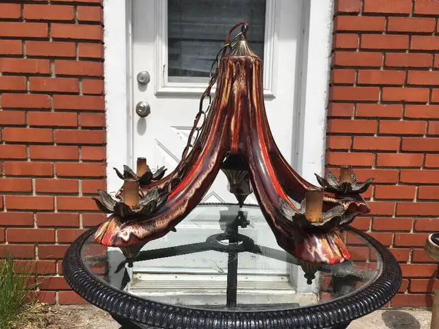 Ensemble de 4 Lampes Chalvignac Vintage Mid Century RARE in Indoor Lighting & Fans in City of Montréal - Image 3