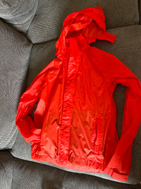 Veste imperméable orange  SAIL Orange waterproof jacket