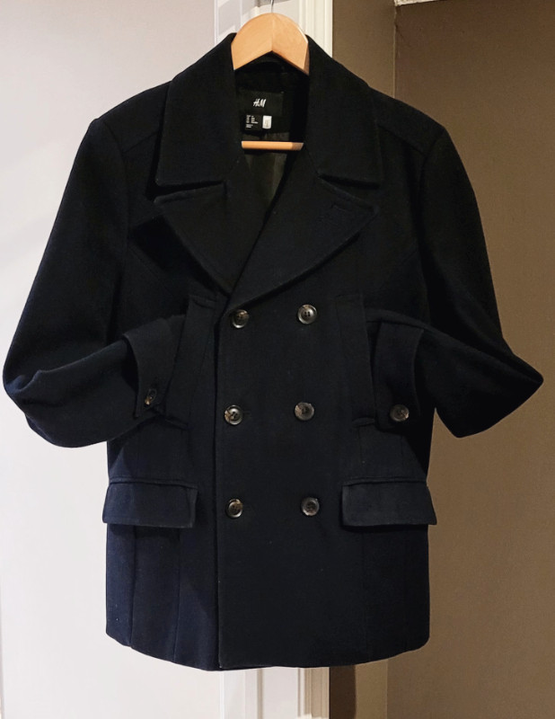 Winter Wool Blazer/Jacket in Navy Blue in Men's in Mississauga / Peel Region - Image 3