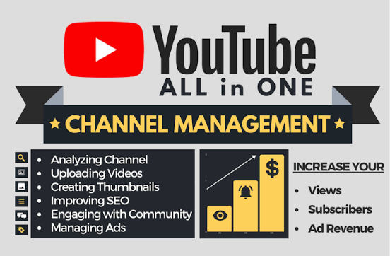 YOUTUBE CHANNEL MANAGEMENT, MUSIC MANAGEMENT (343)3499560
