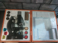 kit microscope vintage Tasco 1960