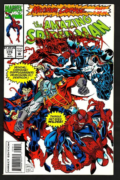 AMAZING SPIDERMAN 379 MAXIMUM CARNAGE PART 7, View more