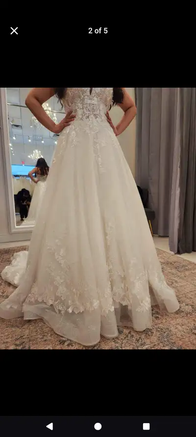 Wedding dress for sale, View more