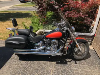 2003 Yamaha Vstar Silverado 1100, 75513 km on the odometer. Features: 72 000 New battery 68 723 New...