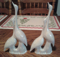 (2) Vintage Capodimonte Love Birds figurines