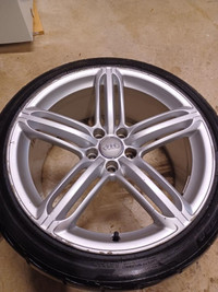 Audi wheels with like new tires