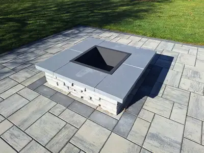 we custom build inserts to protect your concrete stone or brick surround from cracking we use 3/16"p...