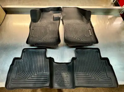 Ensemble de 3 tapis Husky pour Nissan Maxima 2016 à 2021, conducteur, passager et arrière en très bo...
