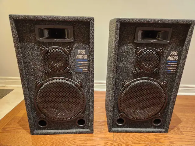Pair of DJ Speakers - ProAudio Studio Monitors in Speakers in Markham / York Region - Image 6