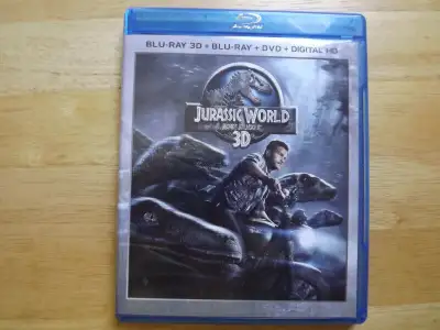 FS: "Jurassic World" 3D BLU-RAY + BLU-RAY + DVD + HD Ultraviolet, View more