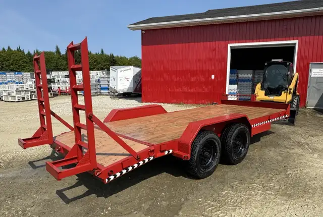 2018 Friesen Flat Deck Trailer - 18,000kg in Cargo & Utility Trailers in Yarmouth - Image 3