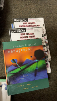 Free Financial mgmt book and $5 STAT notes & solutions
