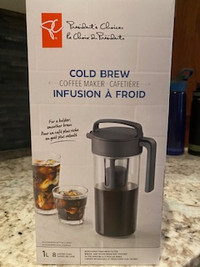 PC Cold Brew Coffee Maker - BRAND NEW