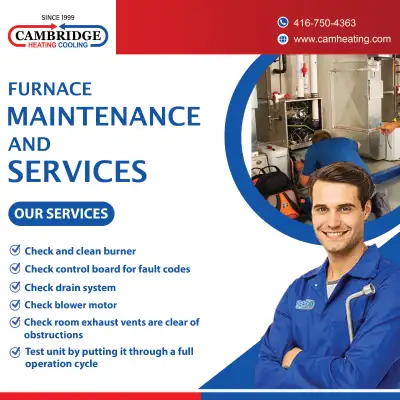 Is your furnace not working properly? Don’t wait in the cold! Get quick and reliable repair service...