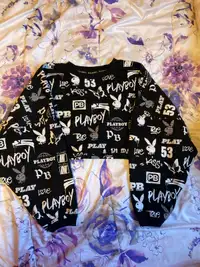 Woman’s Cropped PLAYBOY Sweater (small)