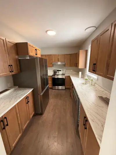 Two bedroom apartment for rent. This building is a seniors only building with this unit being on the...