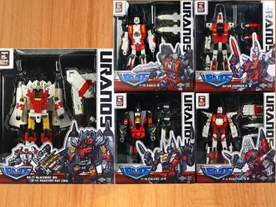 TRANSFORMERS / TRANSFORMER 3RD PARTY TFC URANOS / MASTERPIECE SUPERION AERIALBOTS: C8 mint-in-opened...