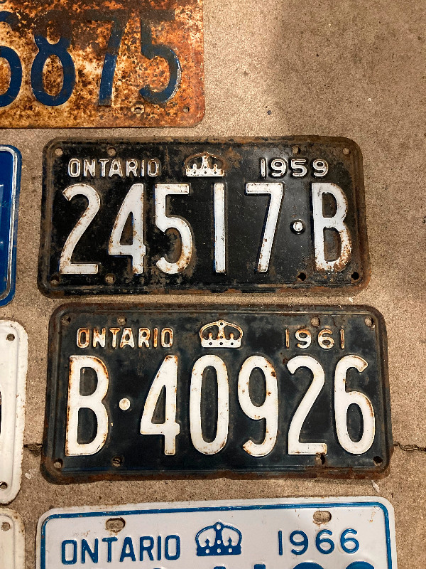 Ontario license plates in Arts & Collectibles in Prince Albert - Image 2