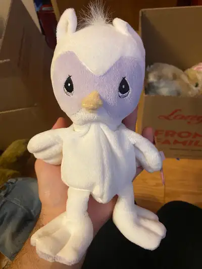 Vintage Precious Moments Tender Tails White Owl Plush  199, View more