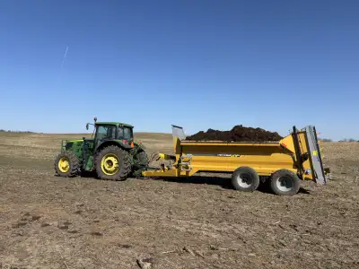 Tubeline Nitro 575RS Manure Spreader Vertical Beaters Chain Floor