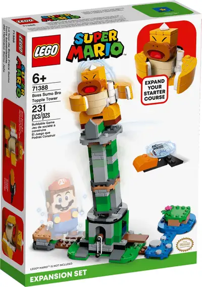 LEGO Suer Mario 71388 Boss Sumo Bro Topple (2021) 231 Pcs, View more