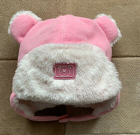 New Calikids Pink Bear Winter Hat – Size Large (18m - 3Years)