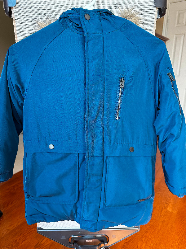 Size 7 - Boys Zara Kids Collection hooded winter jacket in Kids & Youth in Oakville / Halton Region