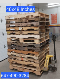 Hardwood Block Pallets for Sale Good condition Will Deliver GTA