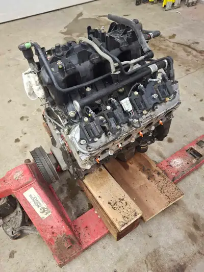 I pulled the motor out of friends truck and was going to use it as a ls swap but my 350 i found out...