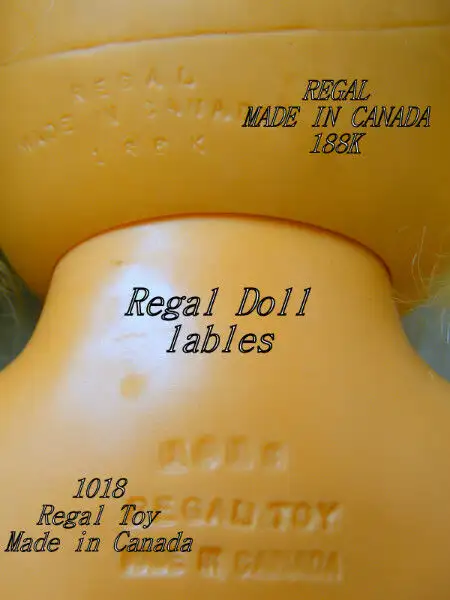 VINTAGE Regal doll, wetting, vinyl, blue sleep eyes, blond, 16” in Toys & Games in City of Toronto - Image 10