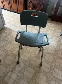Adjustable used bathroom/shower chair for sale $25