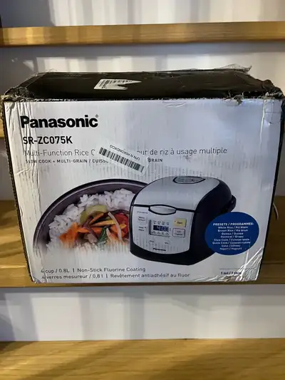 Panasonic 4-CUP MICROCOMPUTER CONTROLLED RICE COOKER/MULTI-GRANE, View more