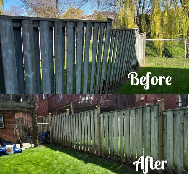 Post and fence repairs Decks & Fences City of Toronto Kijiji