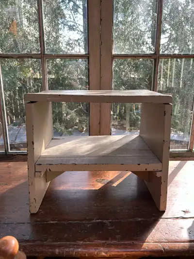 Antique Stool with Original Paint, View more