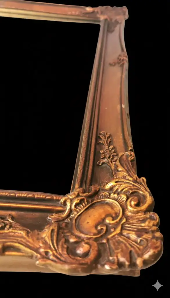 Mirror Wood Guilded with Bronze and Gold Tones Vintage 1977 Made in Home Décor & Accents in Markham / York Region - Image 9