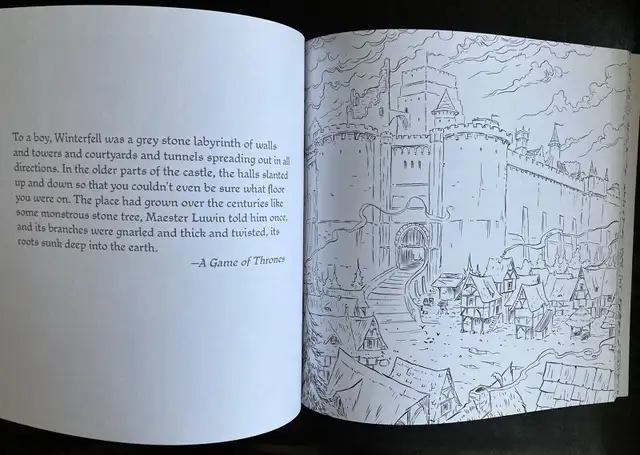 The Official A Game of Thrones Colouring Book / NEW in Other in Gatineau - Image 3