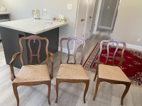 Four Victorian style chairs for sale!