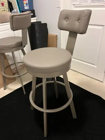 Amisco Bar Height Swivel Stools - like new, View more
