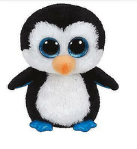 Ty Beanie Boos - WADDLES the Penguin (Glitter Eyes) 6"