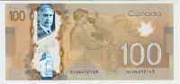 ORIGINAL RARE $100 CANADIAN BANKNOTE/ BILL 1 NUMBER OFF RADAR