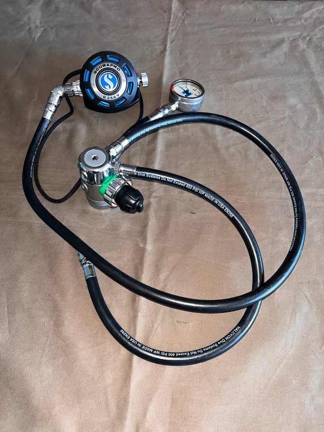 SCUBA DIVING SIDEMOUNT REGULATORS SETUP in Water Sports in Edmonton