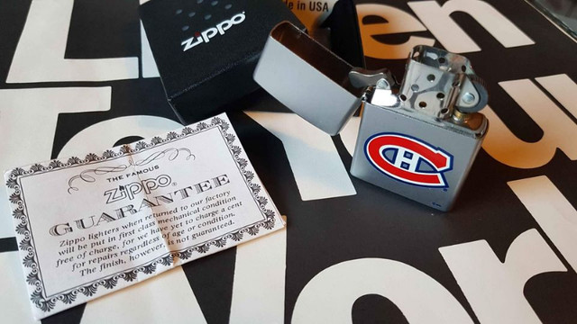 Montreal Canadians Zippo Lighter from 2001 in Arts & Collectibles in Whitehorse