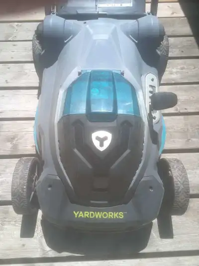 Yardworks 40 volt lawnmower (no battery), View more