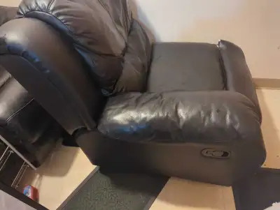 Leather Recliner Sofa Set, View more